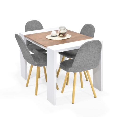 Set de Comedor Chicago 4P con Sillas Matiz