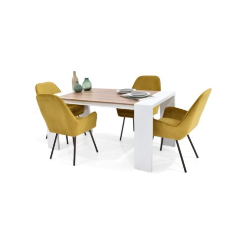 Set de Comedor Chicago 4P con Poltronas Noruega