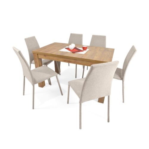 Set de Comedor Merida 6P con Sillas Venecia