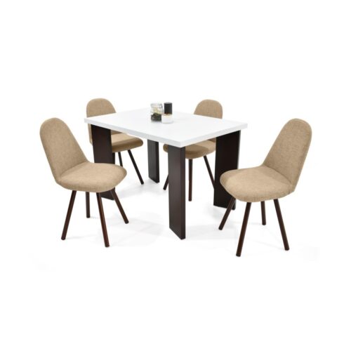Set de Comedor Sevilla 4P con Sillas Matiz