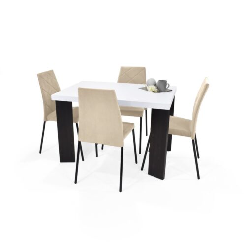 Set de Comedor Sevilla 4P con Sillas Orleans