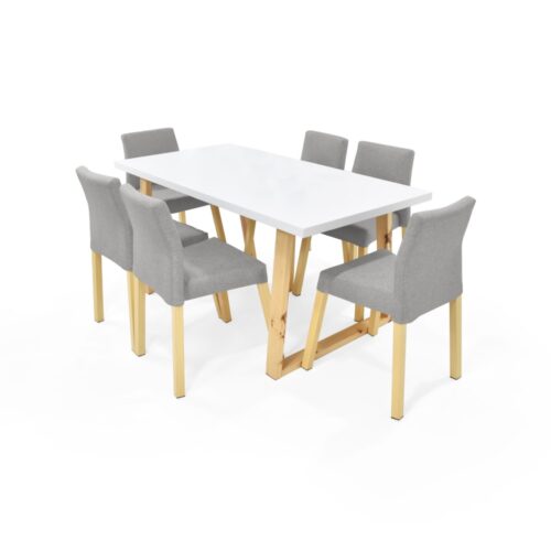 Set de Comedor Andara 6P con Sillas Madrid