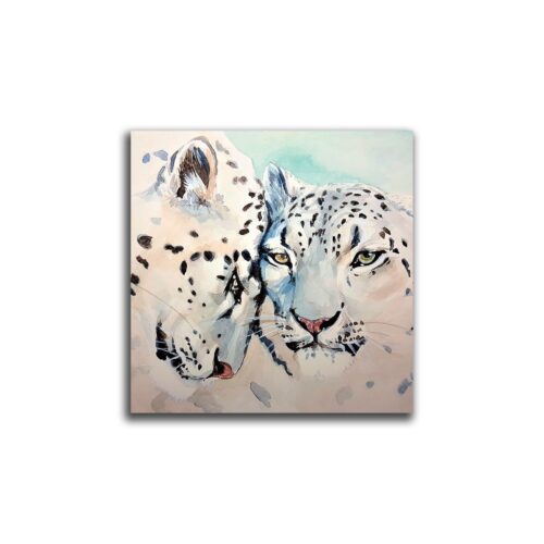 Cuadro Leopardo Acuarela