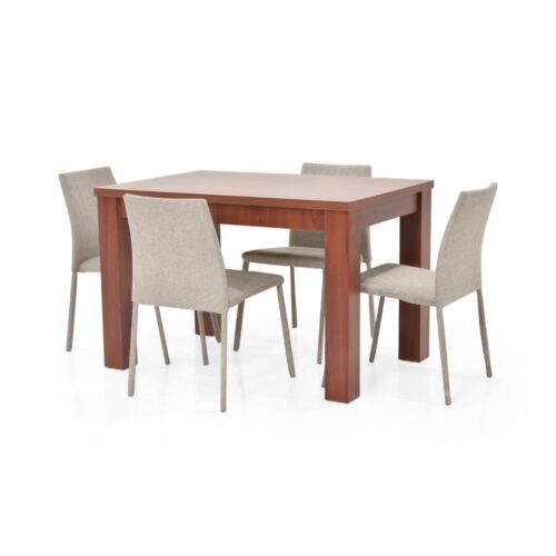 Set de Comedor Merida 4 Puestos con Sillas Lugo