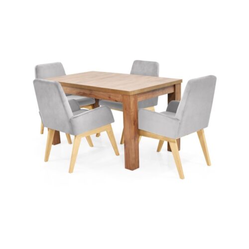 Set de Comedor Merida 4 Puestos con Sillas Islandia