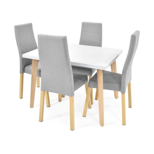Set de Comedor Lugo Matiz 4 Puestos con Sillas Cairo