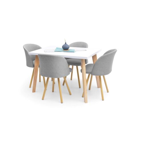Set de Comedor Lugo Matiz 4 Puestos con Sillas Sevilla