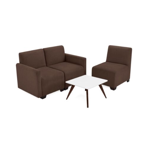 Set de Sala Girona 3 Módulos con Poltrona y Mesa Nova