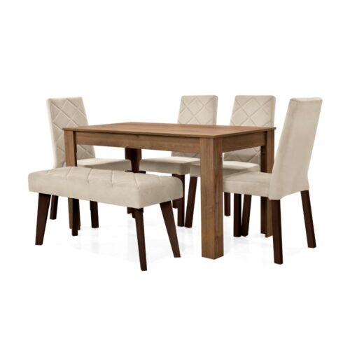 Set de Comedor Voru 6P con Sillas y Butaco Liverpool