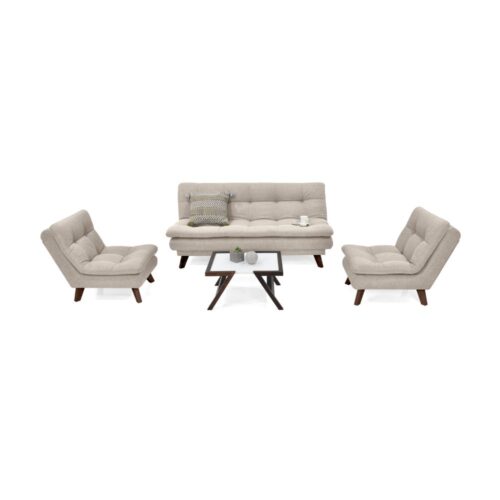 Set de Sala Munich 2 Poltronas con Mesa Dakota
