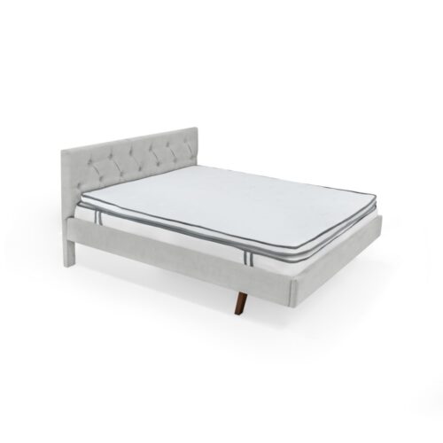 Set de Dormitorio Virginia con Colchón Resortado Bruselas