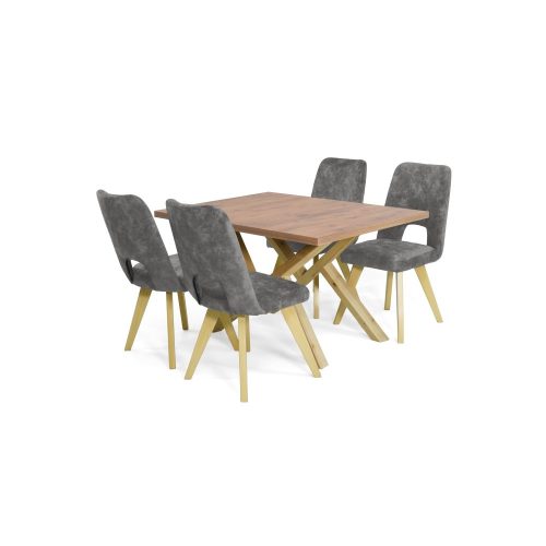 Set de Comedor Astoria 4 Puestos con Sillas Leira