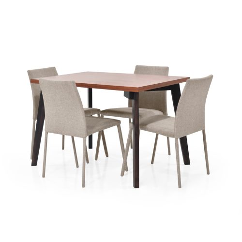 Set de Comedor Lugo Matiz 4 Puestos con Sillas Lugo