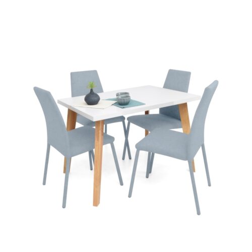 Set de Comedor Lugo Matiz 4P con Sillas Venecia