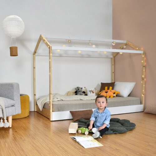 Cama Infantil Montessori 107x202x151 Convertible