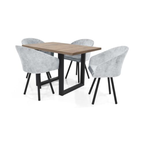 Set de Comedor Marsella con 4 Sillas Tokyo