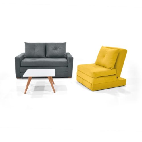Set de Sala Torino con Mesa Nova Tela Pet Friendly