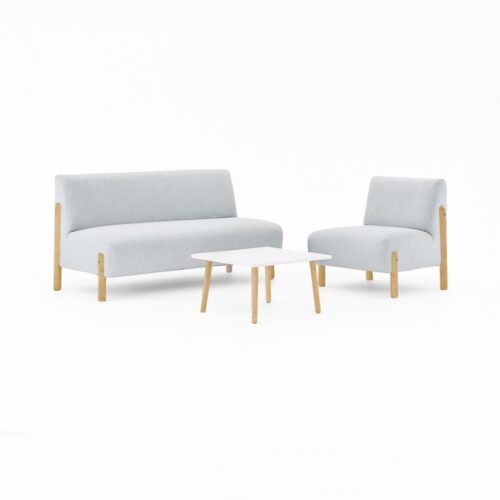 Sala con Sofa Dubi + Poltrona y Mesa de centro Manhattan