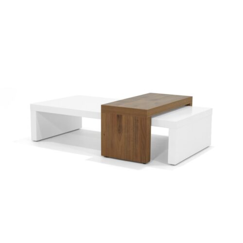 Mesa de Centro Montreal 90X61X27 cm Estilo Elegante