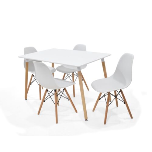 Set de Comedor Axxis Estilo Moderno con 4 Sillas Banfield