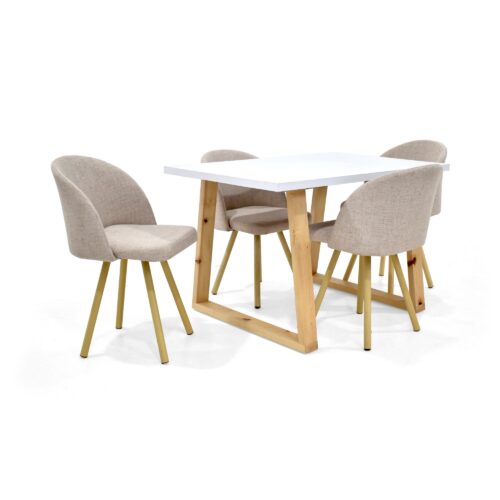 Set de Comedor Andara con 4 Sillas Sevilla