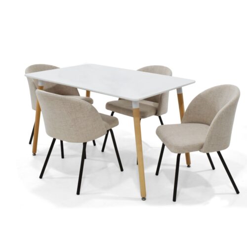 Set de Comedor Axxis con 4 Sillas Osaka
