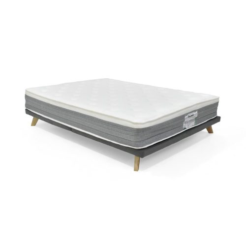 Set Base Cama Versalles con Colchon Resortado Aveiro
