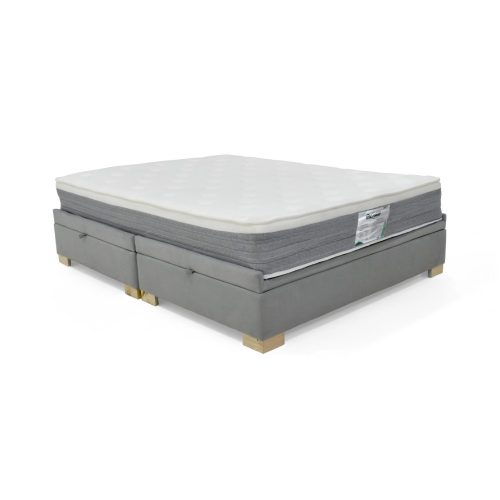 Set de Dormitorio Con Cama Baul y Colchon Aveiro