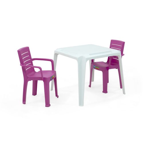 Set infantil Mesa Bambini con 2 Sillas Kiddo