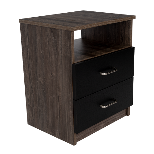 Mesa de Noche con cajones Napoles RTA 40 x 33 x 50 cm + Envio Gratis