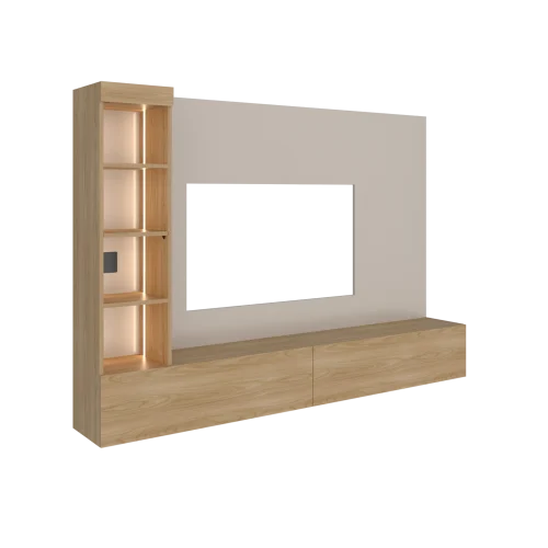 Panel Tv Ilus 65 185X29x127 cm + RTA Envio Gratis