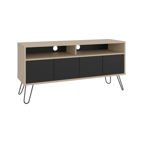 Rack para TV 55" Vassel 123x38x60 cm RTA + Envio Gratis