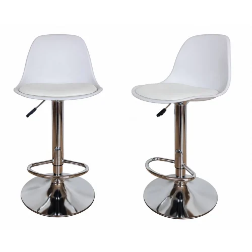 Set X2 Sillas De Bar Napoles (BMJ-25) 38x34x95 cm RTA + Envio Gratis