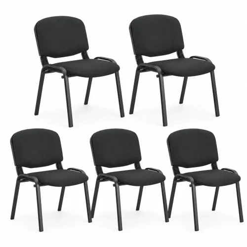 Set x5 Sillas Interlocutoras Nexus BM Sin Brazo (BM-1122) 54x59x77 RTA + Envio Gratis