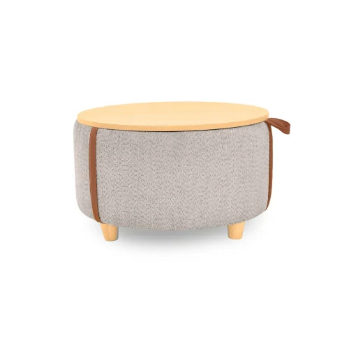 Mesa de Centro Bari con Almacenamiento 62×62×37 cm